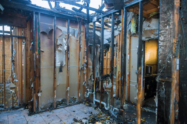 Professional Emergency Fire Cleanup technician working in Mount Pleasant, NC